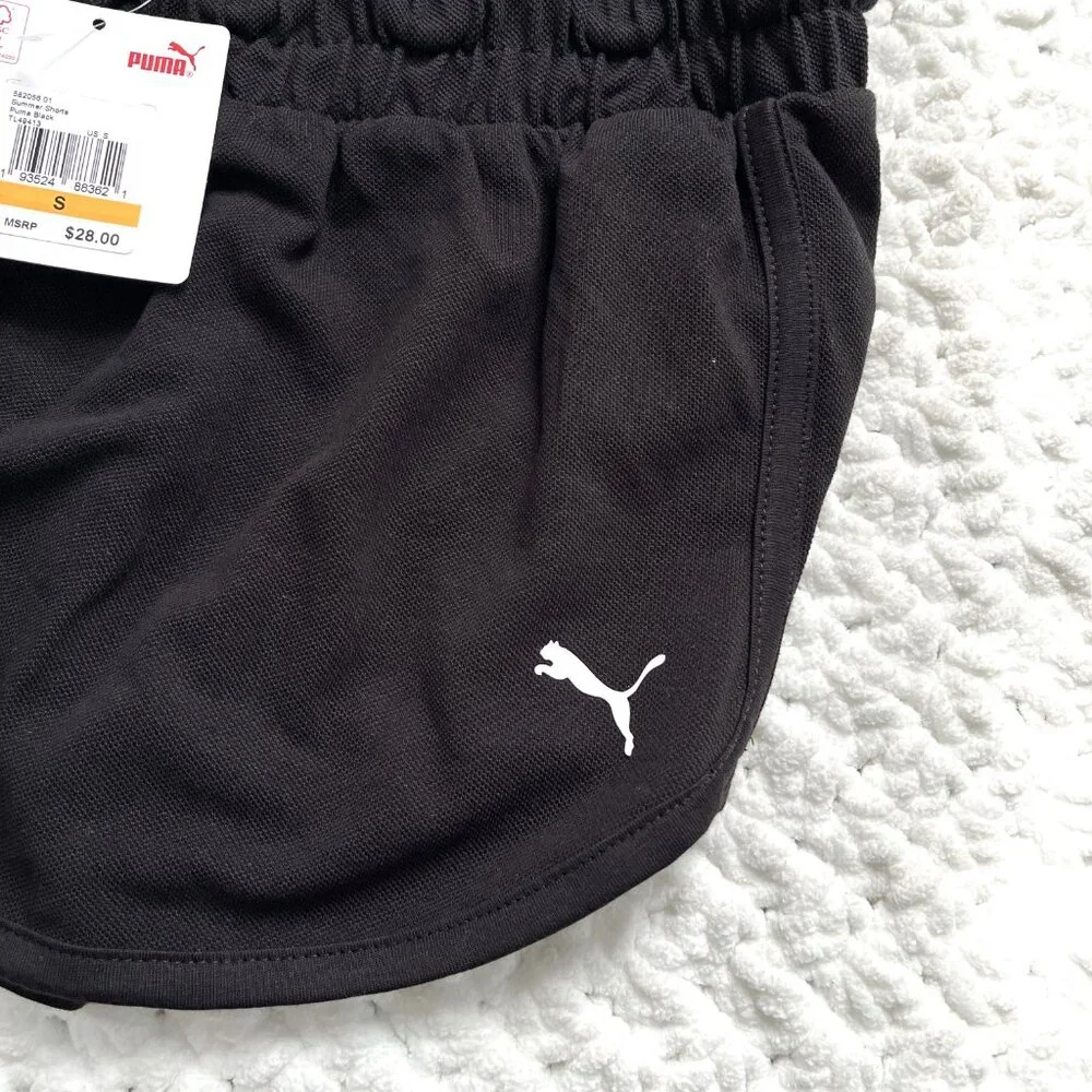 NWT Puma Textured Summer Shorts (Black) S
